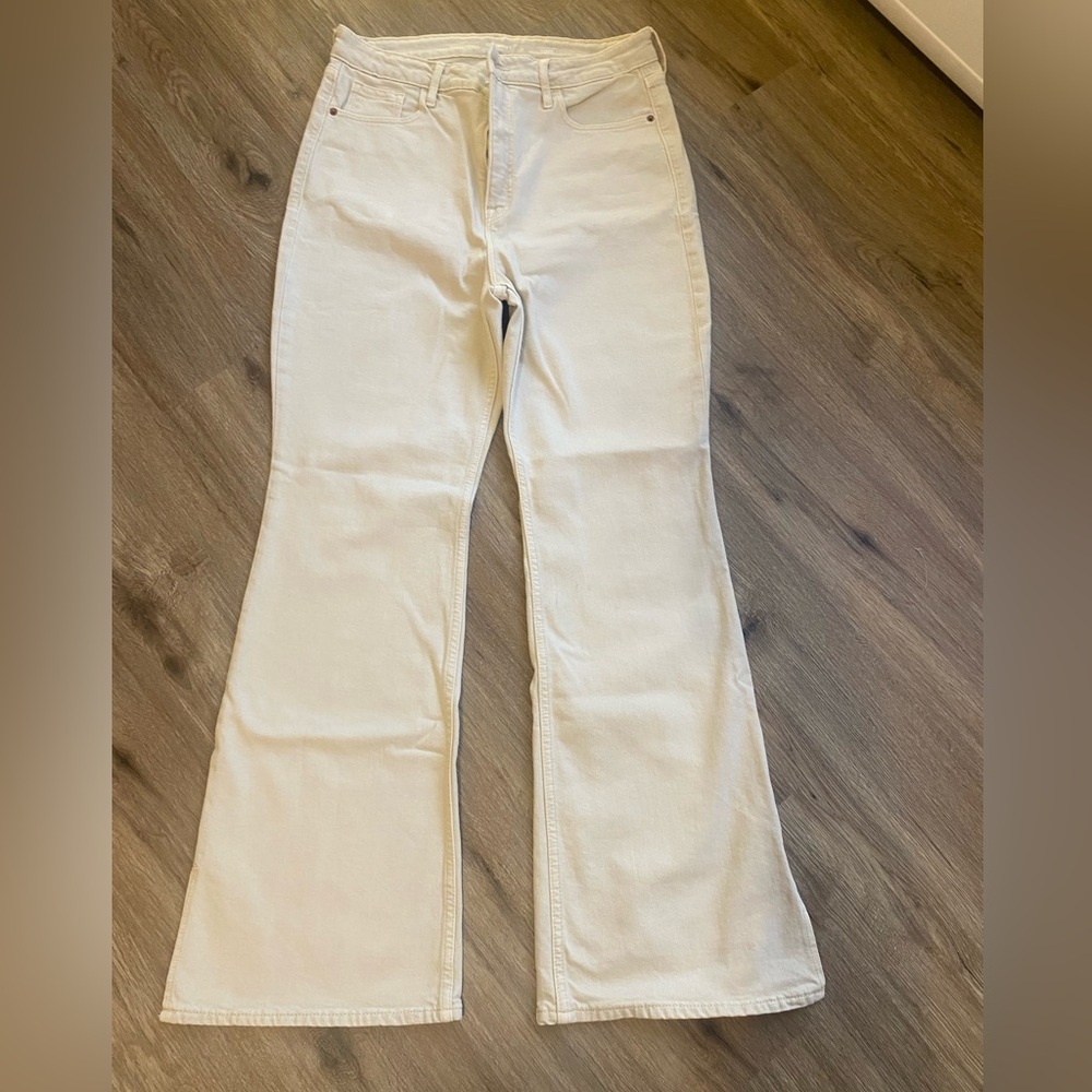 High rise old navy flare jeans